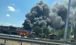 Dinlenme tesisinin restoranı alevlere teslim oldu