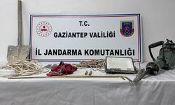 Gaziantep'te kaçak kazı yapan 5 kişi suçüstü yakalandı