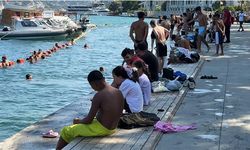 İstanbul’da sıcak havadan bunalanlar sahillere akın etti