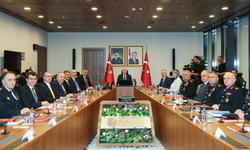 81 il valisiyle güvenlik toplantısı yapıldı