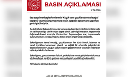 Aile ve Sosyal Hizmetler Bakanlığı'ndan o paylaşımlara suç duyurusu