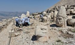 Nemrut'taki 2 bin yıllık heykeller nano teknolojiyle güçlendiriliyor