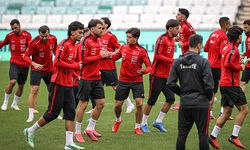 A Milli Futbol Takımı, İtalya maçı hazırlıklarını tamamladı