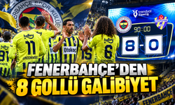 Fenerbahçe'den 8 gollü galibiyet