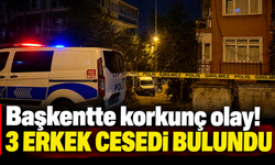 Başkentte korkunç olay! 3 erkek cesedi bulundu