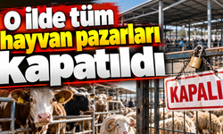 O ilde tüm hayvan pazarları kapatıldı