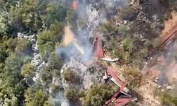 Antalya'da ormanlık alanda yangın