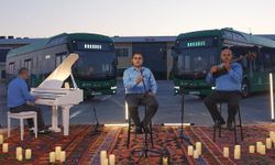 BakuBus şoförleri anlamlı bir müzik performansına imza attı.
