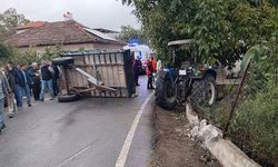 Balıkesir'de traktör römorku devrildi! 23 kişi yaralandı
