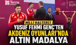 Milli halterci Yusuf Fehmi Genç'ten Akdeniz Oyunları'nda altın madalya