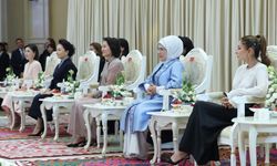 Emine Erdoğan, Kırgızistan'da lider eşleriyle bir araya geldi