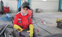 Kadın kaynak ustası ezber bozuyor
