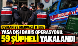 Osmaniye merkezli 8 ilde yasa dışı bahis operasyonu: 59 şüpheli yakalandı