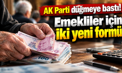 AK Parti düğmeye bastı! Emekliler için iki yeni formül
