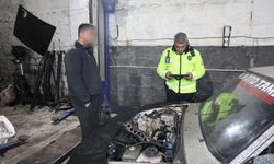 Driftçinin inanılmaz planı sıcak radyatöre takıldı! Aracı 15 dakikada parçaladı