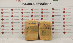 İstanbul Havalimanı'nda 25 kilo esrar ele geçirildi