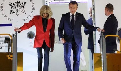 Macron çiftinin gergin anları sosyal medyada gündem oldu