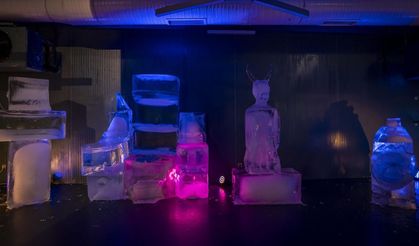 Türk kültüründe öne çıkan karakter ve malzemeleri buza işlediler