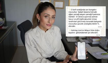 Bungalov rezervasyonu kabusa döndü! Olmayan tesisle dolandırıldılar...