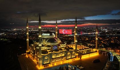 Büyük Çamlıca Camii havadan görüntülendi