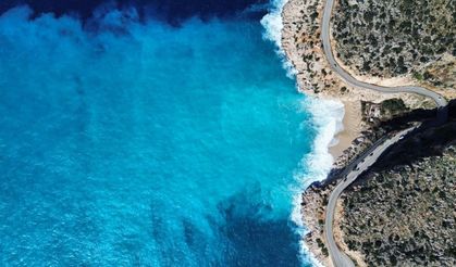 Kaputaş'da turkuaz şölen! Mavinin her tonu bir arada...