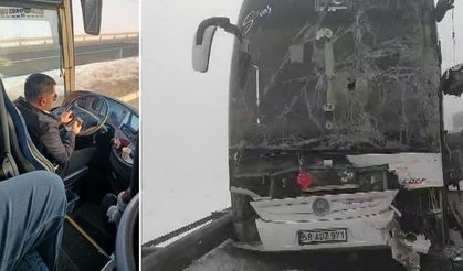 Zincirleme kazada skandal görüntü! Direksiyon başında telefonla oynadı...