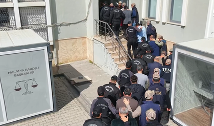 Malatya merkezli FETÖ operasyonunda yakalanan 10 zanlı tutuklandı