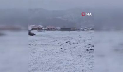 Ankara'ya Mayıs ayında kar yağdı