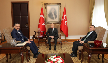 Bakanlar Çiftçi ve Gürlek Bahçeli ile bir araya geldi