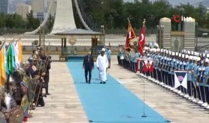 Cumhurbaşkanı Erdoğan, Nijer Cumhurbaşkanı Tchiani’yi törenle karşıladı