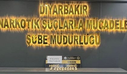 Diyarbakır'da yabancı uyruklu şahsın iç beden muayenesinde 83 kapsül eroin tespit edildi