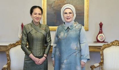 Emine Erdoğan, Kamboçya Başbakanı Manet'in eşi Chanmony ile görüştü