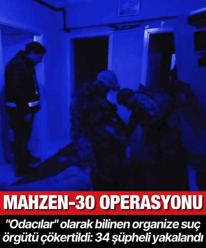 Batman merkezli 8 ilde "Mahzen" operasyonu: 34 gözaltı