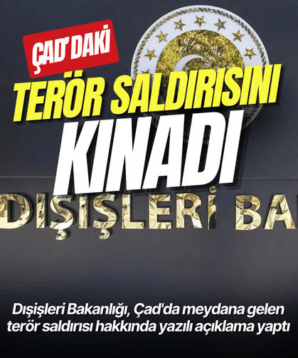 Türkiye'den Çad'daki terör saldırısına kınama