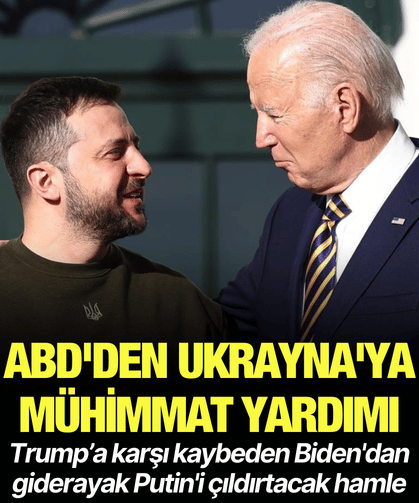 Biden giderayak Putin'i çıldırtacak hamle: Ukrayna'ya mühimmat yardımı