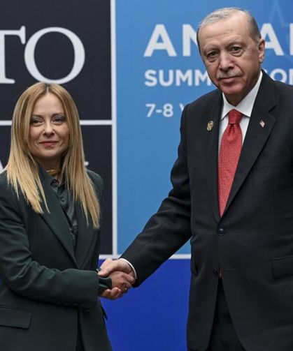 İtalya Başbakanı Meloni'den Cumhurbaşkanı Erdoğan'a teşekkür