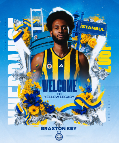 Fenerbahçe, Braxton Key'i kadrosuna kattı