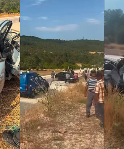 Bursa'da takla atan araçtaki çift yaşamını yitirdi