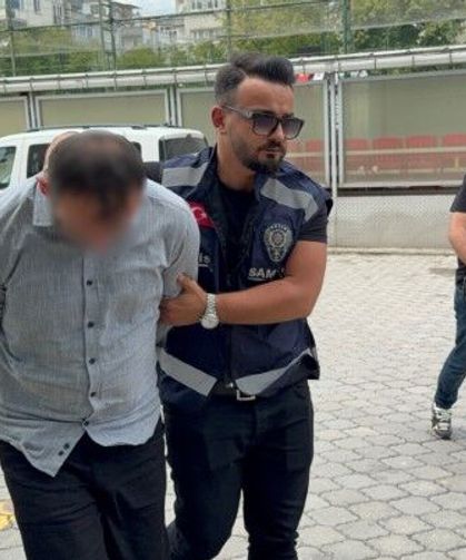 Semt pazarında elle tacize tutuklama