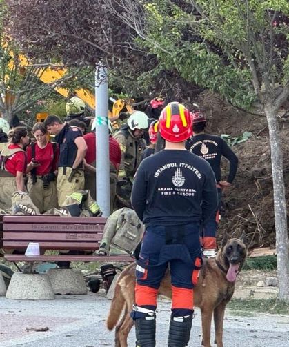 Büyükçekmece'de toprak kayması meydana geldi