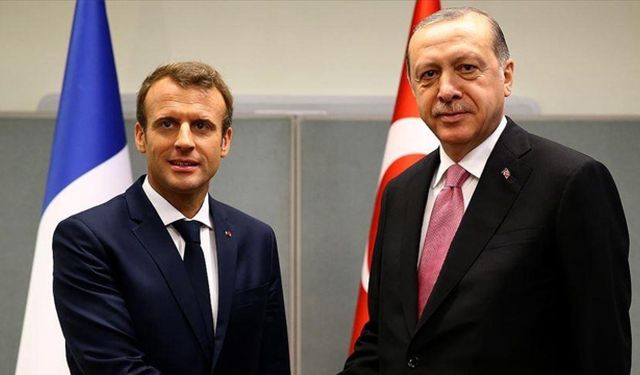 Cumhurbaşkanı Erdoğan, Fransa Cumhurbaşkanı Macron ile görüştü