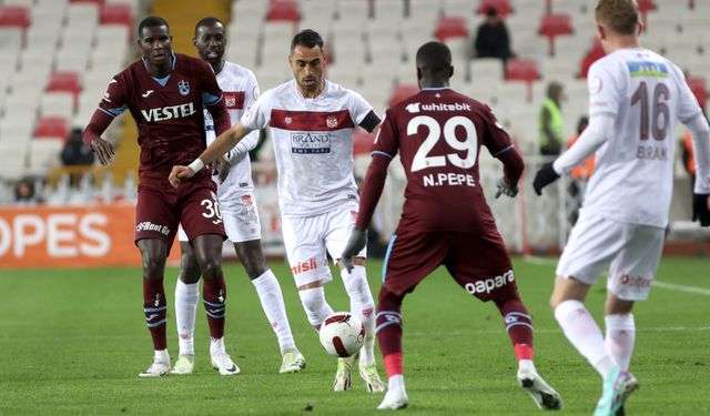 Sivasspor-Trabzonspor: 3-3