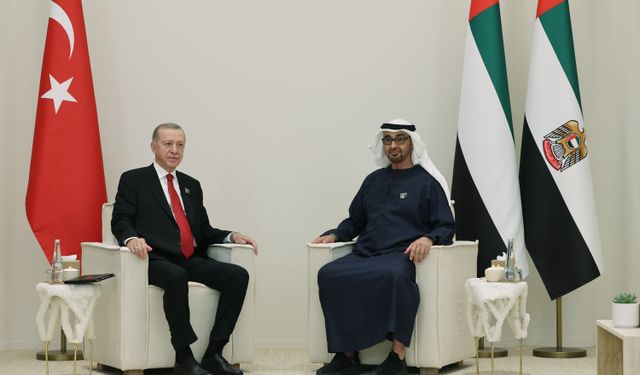 Cumhurbaşkanı Erdoğan, BAE Başkanı Nahyan ile görüştü  