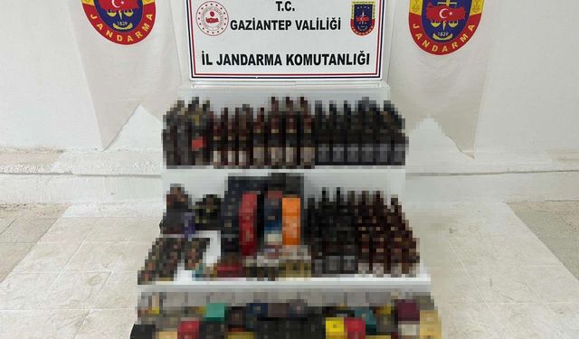 Gaziantep'te 643 litre kaçak alkol ele geçirildi: 4 gözaltı