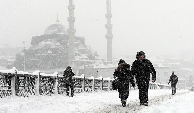 İstanbul’da kar yağışı 4 gün etkili olacak