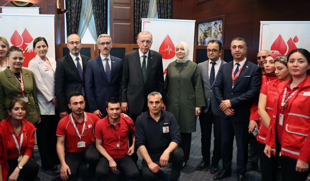 Cumhurbaşkanı Erdoğan, 'Kan Ver Hayat Ver' programına katıldı