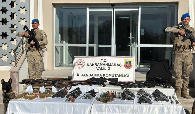 Kahramanmaraş'ta silah ve mühimmat kaçakçılığı: 10 kişi tutuklandı