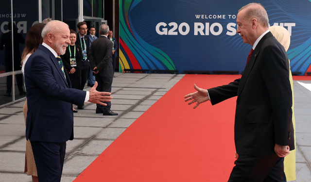 Cumhurbaşkanı Erdoğan, G20 Liderler Zirvesi resmi karşılama törenine katıldı