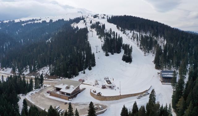 Ilgaz Dağı yeni yıla dolu girecek