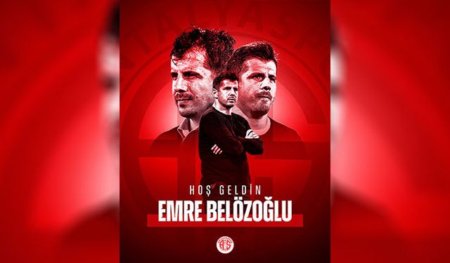 Emre Belözoğlu resmen Antalyaspor’da